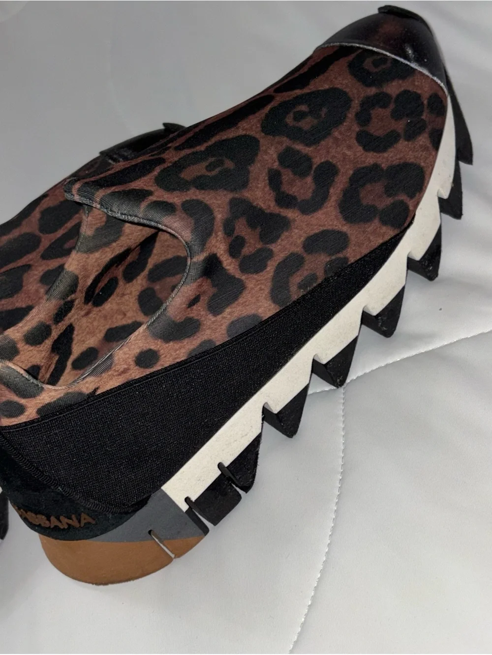 Dolce and Gabbana Leopard Print Platform